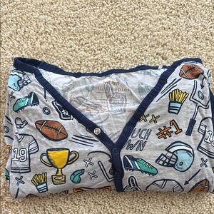 Little Sleepies Sports Themed Pajama Shirt